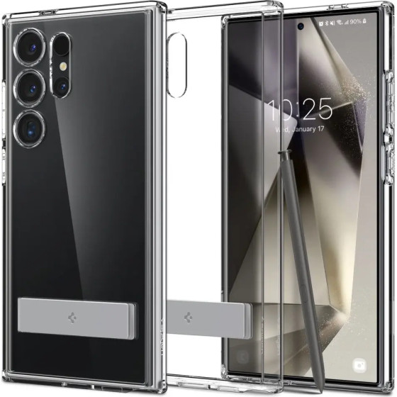 Spigen Ultra Hybrid S Case for Samsung Galaxy S24 Ultra - Transparent - (24440-0)