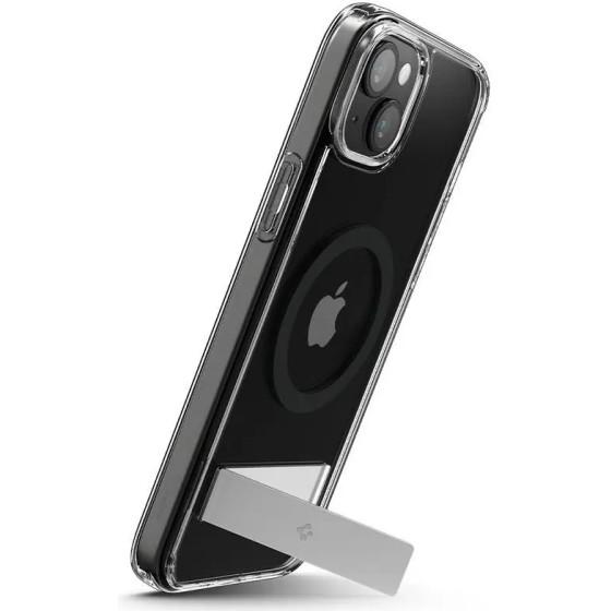 Spigen Ultra Hybrid S MagSafe Case with Stand for iPhone 15 Plus - Black - (Spigen Ultra Hybrid S MagSafe, black - iPhone 15 Plus)