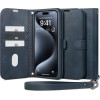 Spigen Wallet S Pro Case for iPhone 15 Pro - Navy Blue - (24386-0)