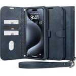 Spigen Wallet S Pro Case for iPhone 15 Pro - Navy Blue - (24386-0)