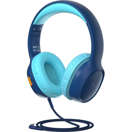 Tronsmart KH01 Wired Headphones for Kids, Safe - Blue - (1078351-Tronsmart)