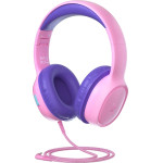 Tronsmart KH01 Wired Headphones for Kids, Safe - Pink - (1078352-Tronsmart)