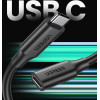 Ugreen 10387 USB-C - USB-C PD QC cable 4K 60Hz 100W 5A 10Gb/s 1m - black - (10387-ugreen)