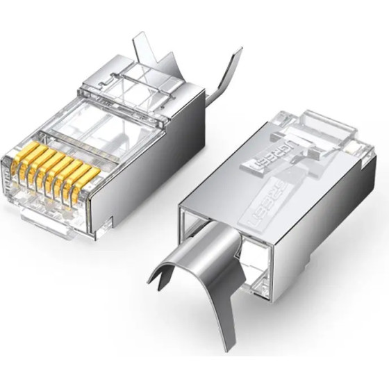 Ugreen 10x Modular Plug RJ45 Plug 8P8C Cat 6A / 7 (70316) - (70316-ugreen)
