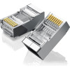 Ugreen 10x plug end RJ45 8P8C (UTP Cat. 6 / Cat. 5 / Cat. 5e) silver (NW111) - (20333-ugreen)
