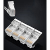 Ugreen 10x plug end RJ45 8P8C (UTP Cat. 6 / Cat. 5 / Cat. 5e) silver (NW111) - (20333-ugreen)