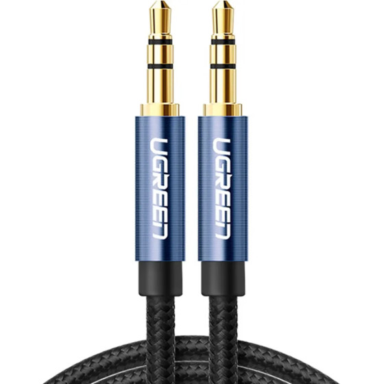 Ugreen AUX audio cable straight minijack 3.5 mm 1m blue (AV112) - (10685-ugreen)