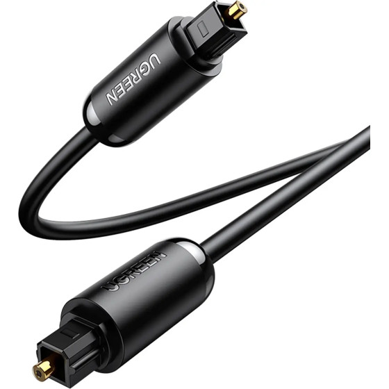 Ugreen AV122 70892 Optical Audio Toslink/SPDIF Cable 2m - Black - (70892-ugreen)