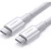 Ugreen cable USB Type C (male) to Type C (male) cable 1m white (US300) - (60551-ugreen)