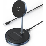 Ugreen CD317 MagSafe / Qi 2in1 charging station - black - (90668-ugreen)