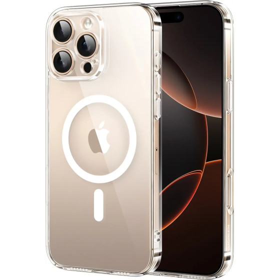 Ugreen Classy Clear Magnetic Case for iPhone 16 Pro - Transparent - (CA111)