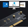 Ugreen CM465 PCIe 4.0 x4 to M.2 NVMe M-Key Expansion Card - Black - (30715-ugreen)