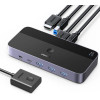 Ugreen CM664 HDMI switch 2in1 KVM switch - black - (15707-ugreen)
