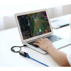 Ugreen external network card RJ45 - USB 2.0 100 Mbps Ethernet black (CR110 20254) - (6957303822546)