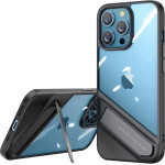Ugreen Fusion Kickstand Case iPhone 13 Pro Hard Cover with Gel Frame and Stand black (90153) - (90153-ugreen)