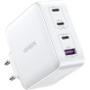 Ugreen GaN Fast Charger 3xUSB C / USB 100W PPS CD226 - White - (15337-ugreen)