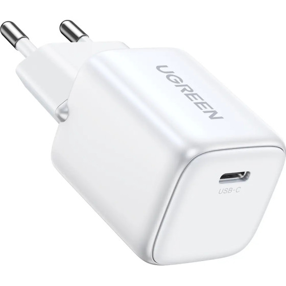Ugreen GaN USB C 30W PD Nexode Mini fast charger - white - (15326-ugreen)