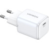 Ugreen GaN USB C 30W PD Nexode Mini fast charger - white - (15326-ugreen)