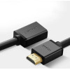 Ugreen HD107 10145 HDMI (Male) - HDMI (Female) 4K Cable 3m - Black - (10145-ugreen)