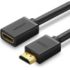 Ugreen HD107 10146 HDMI (Male) - HDMI (Female) 4K Cable 5m - Black - (10146-ugreen)