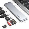 Ugreen HUB CM380 2xUSB C - HDMI/2xUSB 3.0/SD TF/USB C PD - gray - (80856-ugreen)