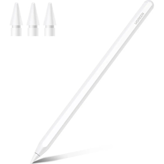 Ugreen LP653 stylus with wireless charging for iPad tablets - white - (15910-ugreen)