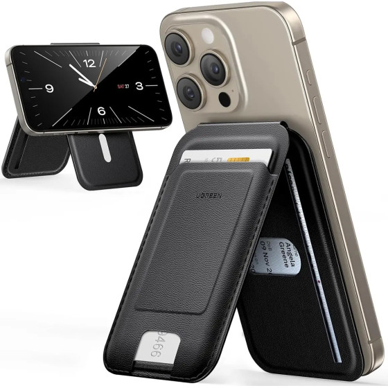 Ugreen Magnetic Wallet 45165 magnetic MagSafe with stand - black - (45165-ugreen)