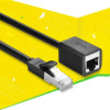 Ugreen NW112 11281 Network Ethernet Cable RJ45 (Female) - RJ45 (Male) F/UTP Cat. 6 1 Gbps 2m - black - (11281-ugreen)