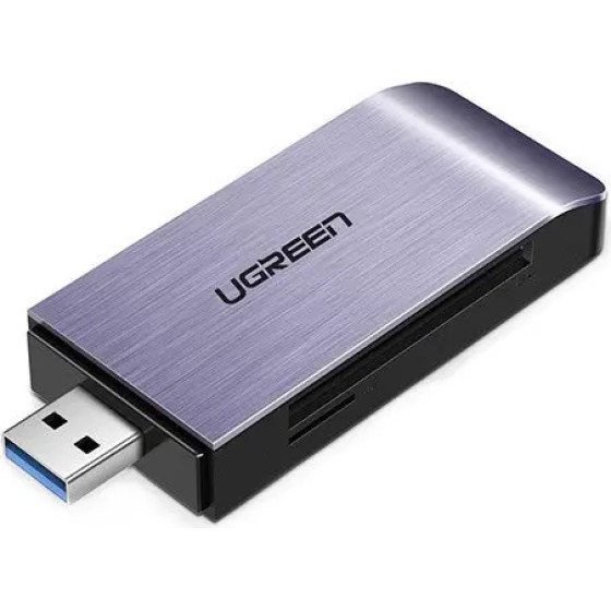 Ugreen SD / micro SD / CF / MS card reader for USB 3.0 gray (50541) - (50541-ugreen)