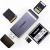 Ugreen SD / micro SD / CF / MS card reader for USB 3.0 gray (50541) - (50541-ugreen)