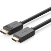Ugreen unidirectional DisplayPort to HDMI Cable 4K 30Hz 32 AWG 1.5m Black (DP101 10239) - (10239-ugreen)