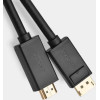 Ugreen unidirectional DisplayPort to HDMI Cable 4K 30Hz 32 AWG 1.5m Black (DP101 10239) - (10239-ugreen)
