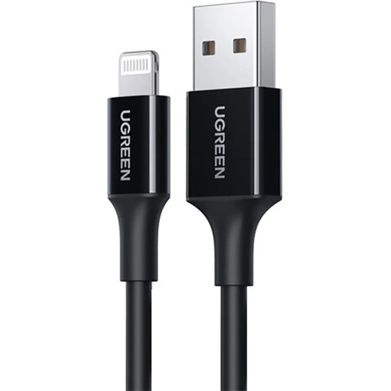 Ugreen US155 80823 USB-A / Lightning MFi 2.4A cable 2m - black - (80823-ugreen)