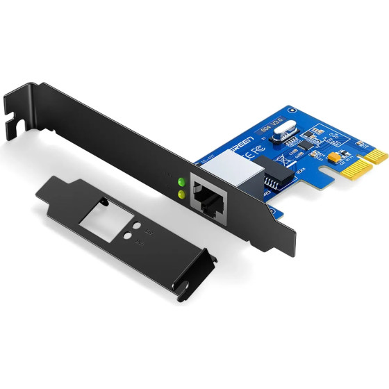 Ugreen US230 Gigabit 10/100/1000Mbps PCI-E Network Card - Black - (30771-ugreen)