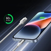 Ugreen US304 70523 USB-C / Lightning MFi cable 1m - silver - (70523-ugreen)