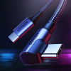Ugreen US334 70643 USB-C (angled) / USB-C (straight) cable 100W PD 1m - black - (70643-ugreen)