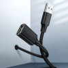 Ugreen USB (male) - USB (female) 2.0 extension cable 480Mb/s 3m black (US103) - (10317-ugreen)