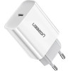 Ugreen USB charger Power Delivery 3.0 Quick Charge 4.0+ 20W 3A white (60450) - (6957303864508)
