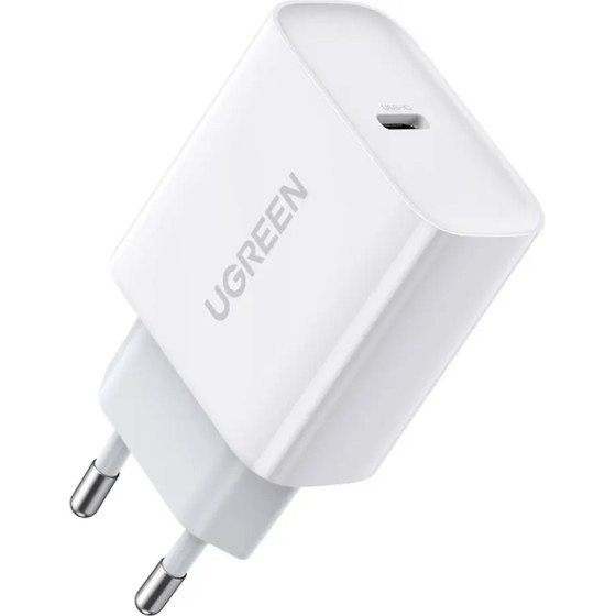 Ugreen USB charger Power Delivery 3.0 Quick Charge 4.0+ 20W 3A white (60450) - (6957303864508)