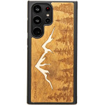 Bewood Wooden case for Samsung Galaxy S23 Ultra Mountains Imbuia - (BWD10619-0)