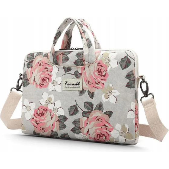 Canvaslife Briefcase Laptop Bag 15-16'' - White/Pink - (15444-0)