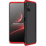 GKK 360 Protection Case Front and Back Case Full Body Cover Samsung Galaxy M51 black-red - (360 Protection Samsung M51 Black/Red)