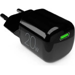 Puro Elektrik Puro 20W GaN USB-C Wall Charger - Black - (PUFCMTCUSBC20WGBLK)