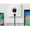 Puro Elektrik Puro 20W GaN USB-C Wall Charger - Black - (PUFCMTCUSBC20WGBLK)