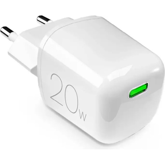 Puro Elektrik Puro 20W GaN USB-C Wall Charger - White - (PUFCMTCUSBC20WGWHI)