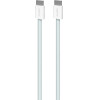 Puro Elektrik Puro Fabrik USB-C - USB-C Cable 1.5m 60W 480mbps - Blue - (PUCCCFABK415MTLBLUE)