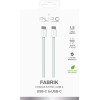Puro Elektrik Puro Fabrik USB-C - USB-C Cable 1.5m 60W 480mbps - Blue - (PUCCCFABK415MTLBLUE)