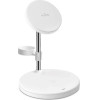 Puro Elektrik Puro Mag Station 3 in 1 Inductive Charger with Stand - White - (PUFCCSQIMAG2WHI)