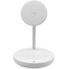 Puro Elektrik Puro Mag Station 3 in 1 Inductive Charger with Stand - White - (PUFCCSQIMAG2WHI)
