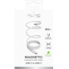 Puro Elektrik Puro Magnetic USB-C - USB-C 60W USB 3.2 (20 Gbps) 1m Magnetic Cable - White - (PUCUSBCUSBCMAGWHI)